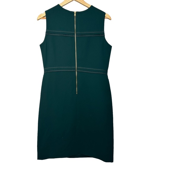 Donna Karan New York Piped Mini Dress in Emerald Green NEW - Picture 7 of 10